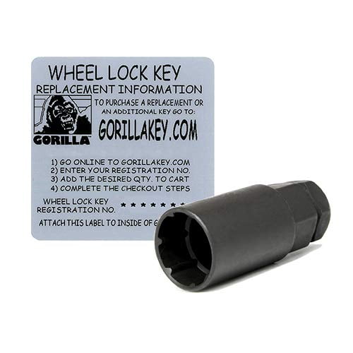 Gorilla Automotive 76695NBC Black 9/16 Thread Size Chrome Finish Duplex Acorn Wheel Lock with 8-Lug Nut, Pack of 32 Gorilla Automotive 76695NBC Black 9/16 Thread Size Chrome Finish Duplex Acorn Wheel Lock with 8-Lug Nut, Pack of 32